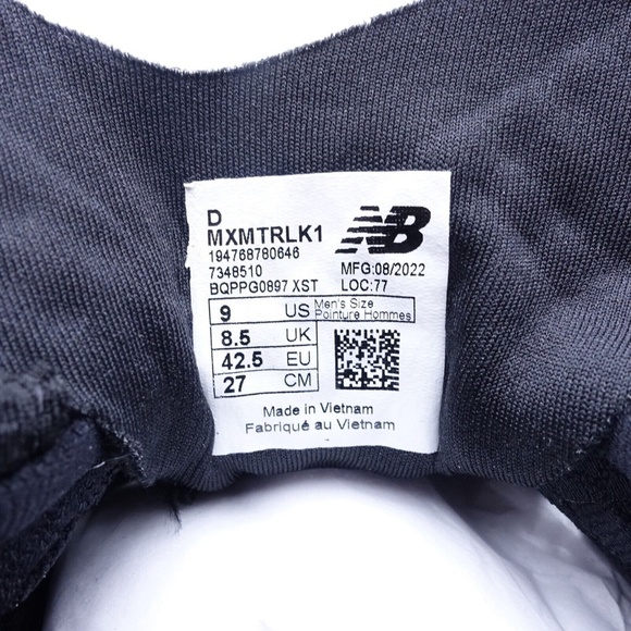 NEW New Balance Minimus TR V1 Cross Trainer Shoes MXMTRLK1 Black - Picture 2 of 7